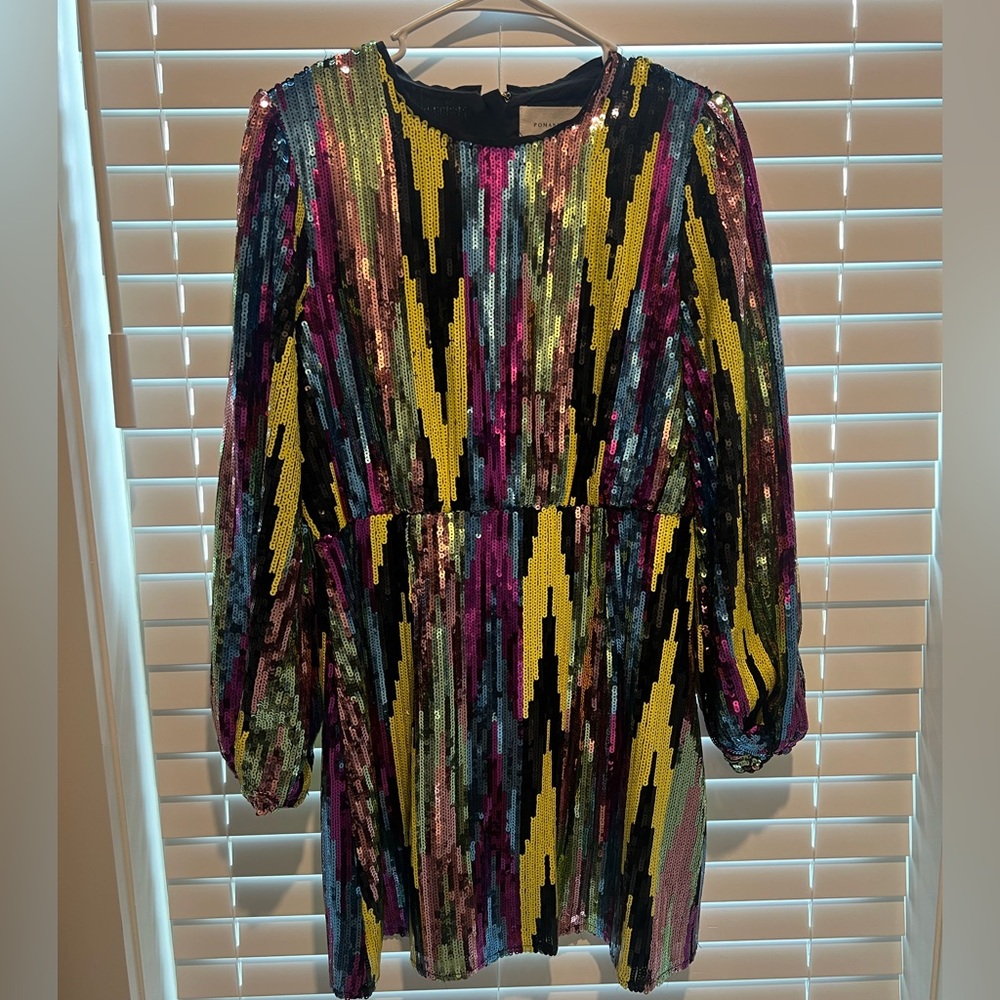 Tuckernuck pomander place sequin Lola dress size Medium